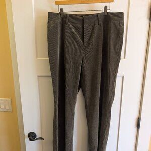 Coldwater Creek, olive green, trouser fit, whisper cords, 18 tall long